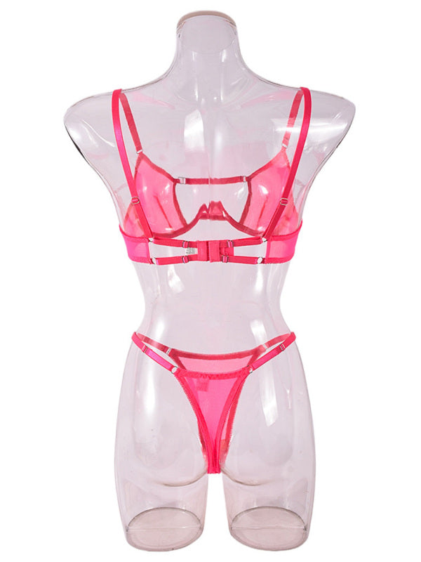 Handcrafted Glamour – Sexy Mesh Lingerie with Diamond Highlights