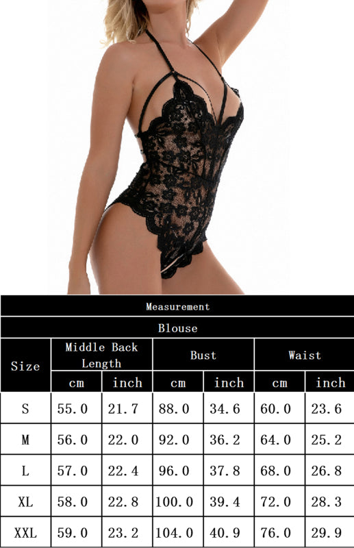 Sheer Lace Babydoll Nightwear Dress