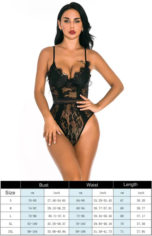 Sophisticated Lace Babydoll Lingerie