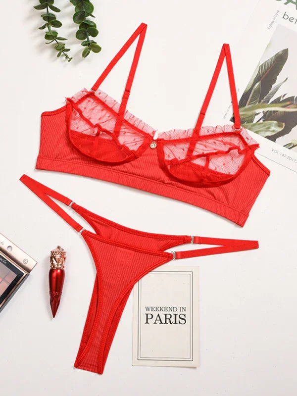Women's Lace Mesh Lace Lace Camisole Sexy Lingerie