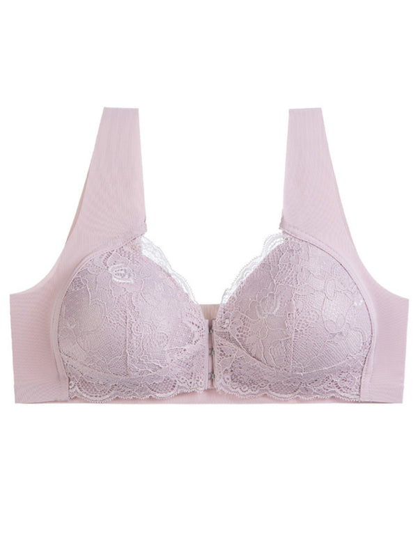 Lace Steel-Ring Tube Top Intimates Set